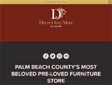 Tablet Screenshot of decoroncemore.com